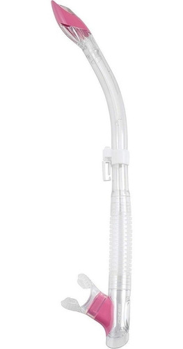 Snorkel Cressi Tao Buceo Y Apnea Clear / Rosa