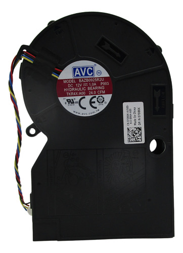 Ventilador Dell Optiplex 3050 7050 5050 Sff Avc 0tkr4x (Usado)
