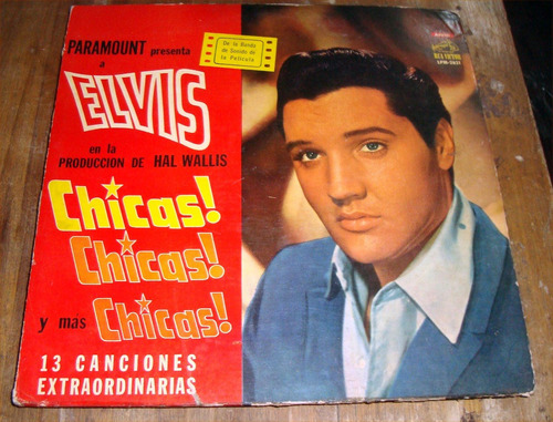 Elvis Presley Chicas Chicas Chicas Lp Argentino / Kktus