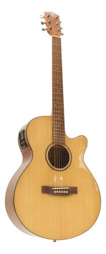 Ga-40-spruce-q Gloss Guitarra Bamboo Acustica Brillante Eq