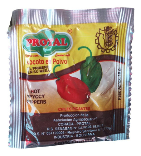 Locoto En Polvo 10 Gr. Pack X 25 Unidades
