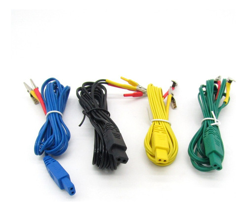 Paquete De 2 Cables Caiman Para Electroestimulador Kwd-808i