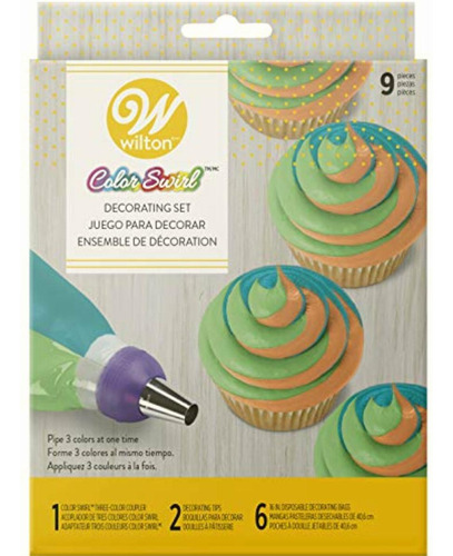 Kit De Decoración De Pasteles Color Swirl