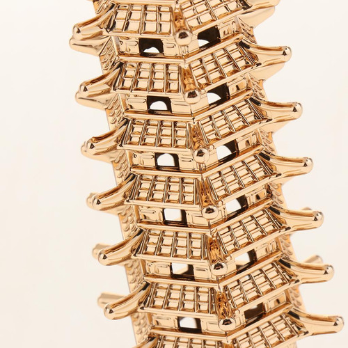 Modelo Torre Pagoda Fengshui Ornamento Accesorios De Oficina