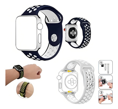 Kit 2 Pulseiras Champion+case Smartwatch Ulta W69 U9 49mm