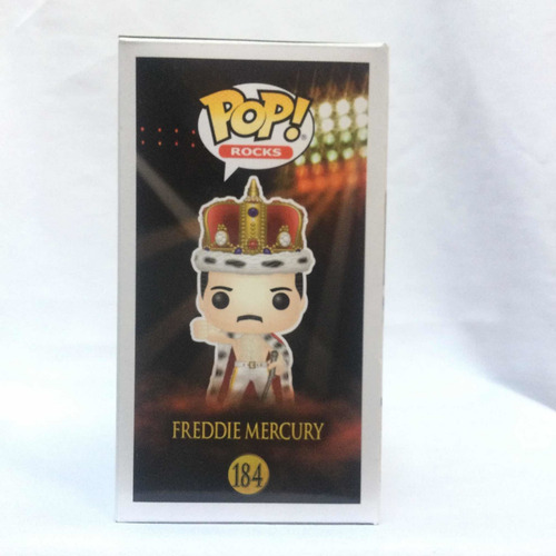 Funko Pop Rocks Queen Freddie Mercury #184 Figura De Vinil (Usado)