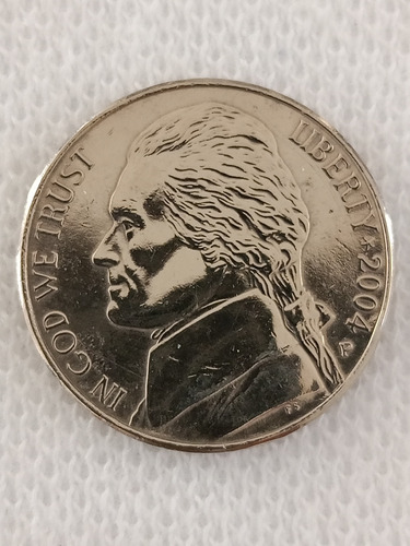 1 Moneda De 5ctvs. De Dólar Año 2004 (conmemorativa C/erro.