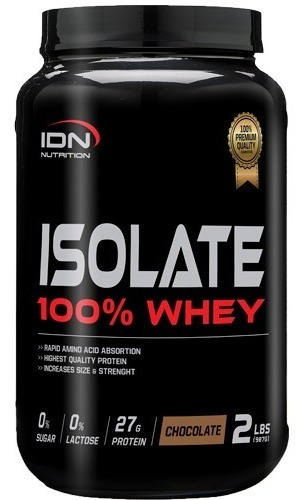 Isolate 100% Whey Protein Idn 2lbs - Libre De Lactosa