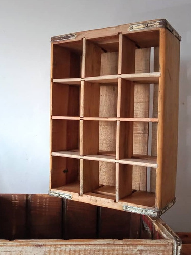 Exhibidor Antiguo De Madera Vintage Para Local Y Hogares