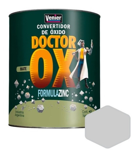 Doctor Ox Conv. Mate Fórmula Zinc Venier +4 Colores | 4lt