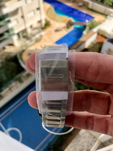 Relógio Seiko Recraft Automático Snkm97 Pulseira Couro Deplo