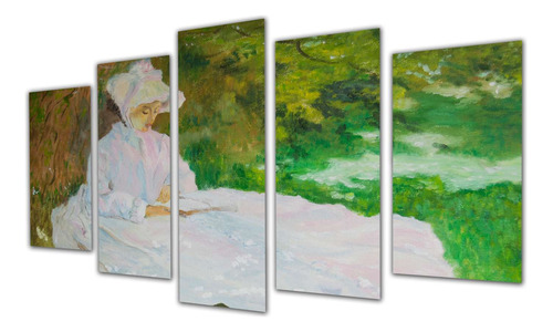 Cuadro 60x100cm Monet Pintura Relismo Hermoso Color M3