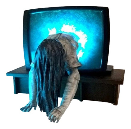 Figura El Aro. Samara Morgan. The Ring. 14 Cms. Resina. Cine