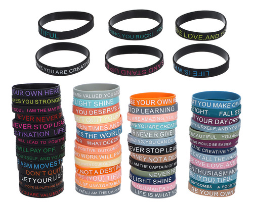 Pulseras Motivacionales, 100 Unidades