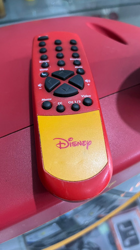 Tv Tubo 14 Disney Mickey Com Controle Remoto Original (Usado)