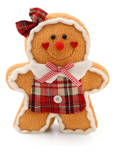 10'' Figuras De Peluche De Navidad Del Hombre De Pan De...