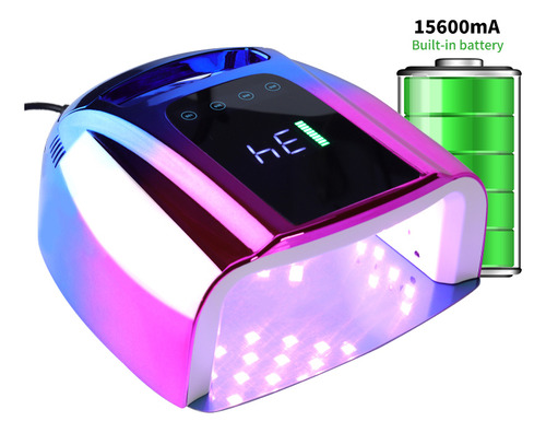 Lámpara Led Uv Recargable Para Uñas, 42 Led, Secado De Esmal