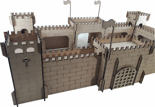 Castillo Fuerte Medieval Fibrofacil  Muy Lindo