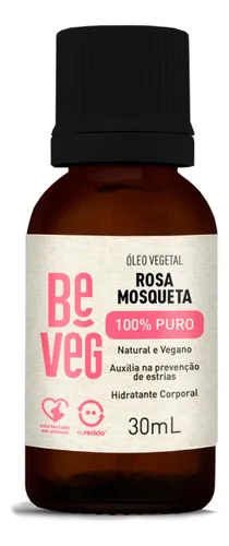 comprar Óleo Hidratante Para Corpo Farmax Natural 100% Puro De Rosa Mosqueta 30ml Em Pote