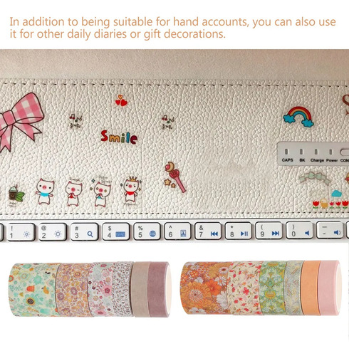 O Juego De Cintas Washi Japonesas Para Decoración, 12 Piezas