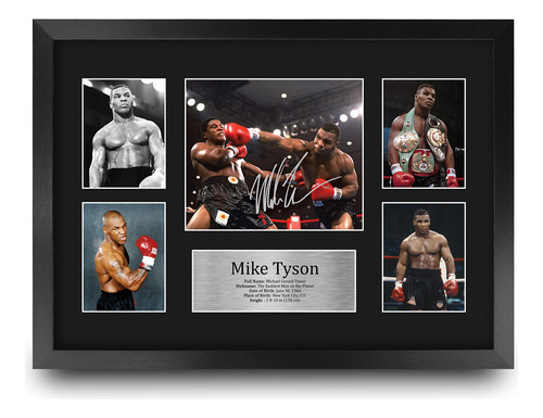 Hwc Trading Mike Tyson - Imagen De Autografo De 16 X 12 PuLG