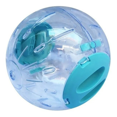 Imagen 4 de 5 de Esfera Cristal Acrilica Juguete Hamster Jerbo Topo Ruso 16cm