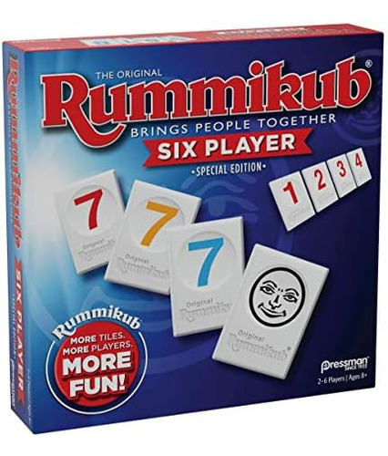 Rummikub Six Player Edition El Clásico Juego De Fichas Rummy