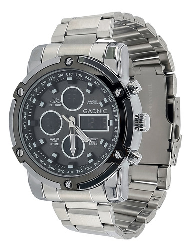 Reloj Digital Gadnic RM70F23 Acero Inoxidable Cronometro Alarma Timer Sumergible