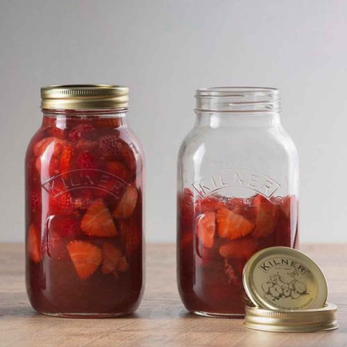 Frasco De Vidrio Para Conservas 500 Ml Kilner Color Transparente