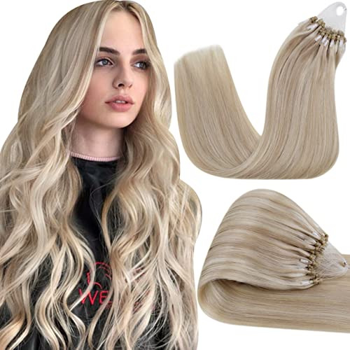 Hetto Micro Loop Extensions Real Pelo Humano Rubia 1w2gr