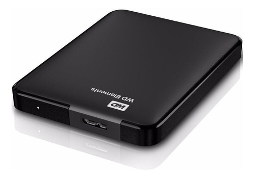 Disco duro externo Western Digital WD Elements WDBUZG0010BBK 1TB negro