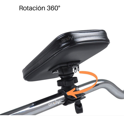 Imagen 8 de 10 de Archy Holder Soporte Porta Celular Contra Agua Bicicleta Gps