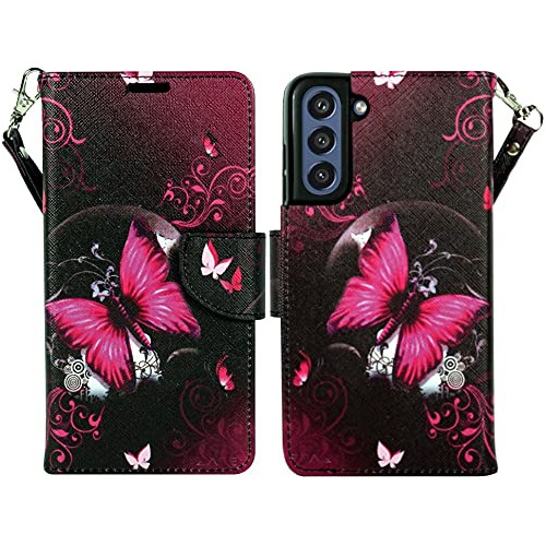 Funda Cartera Para Galaxy S21 Fe 5g Fan Edition Hot Rosa -02