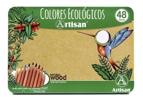 Colores Ecologicos Artisan Estuche 48 Und Lapices Colores