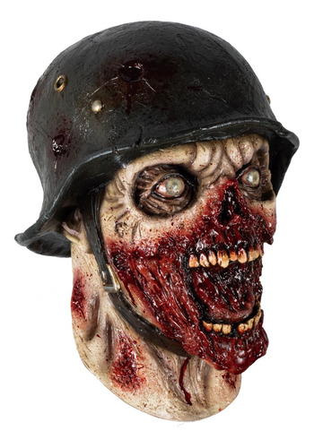 Máscara Zombie 1945 Soldado Guerra Halloween Terror