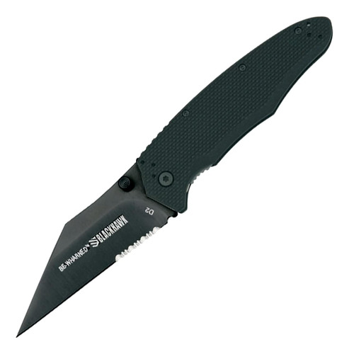 Blackhawk Be-wharned Knife G10 Sideliner, Borde De Hoja Dent