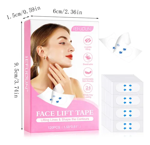 Cinta De Estiramiento Facial, Cinta De Elevación Invisible,