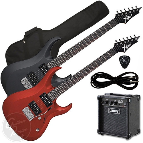 Guitarra Electrica Cort X1 + Ampli Laney + Funda + Cable +