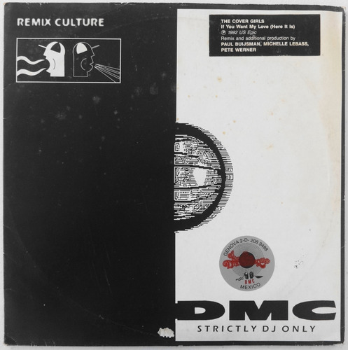 Dmc Strictly Dj Only Remix Culture 1/93 Disco Importado