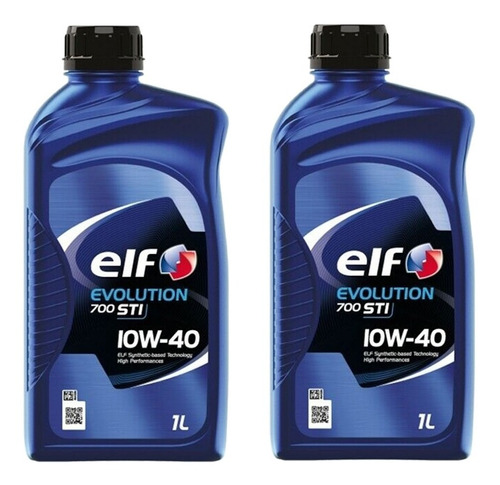 Kit 2 Lts De Aceite Semi Sintetico Elf Evolution 700 10w40