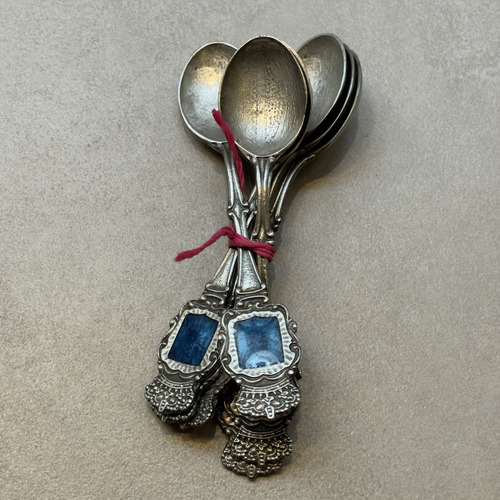 Imagen 9 de 10 de Cucharas De Te X6 Estilo Vintage Metal