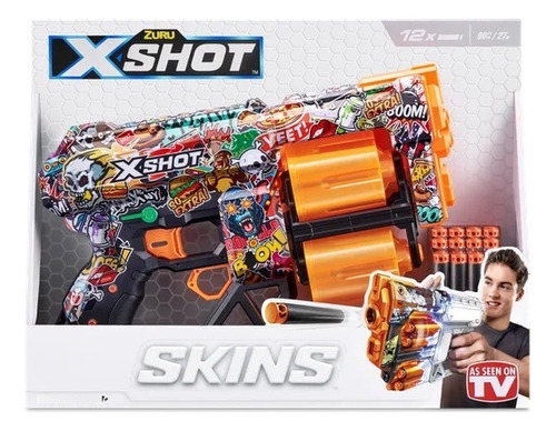 X-shot Pistola Lanzadora Dread Dart Blaster 12 Dardos Zuru