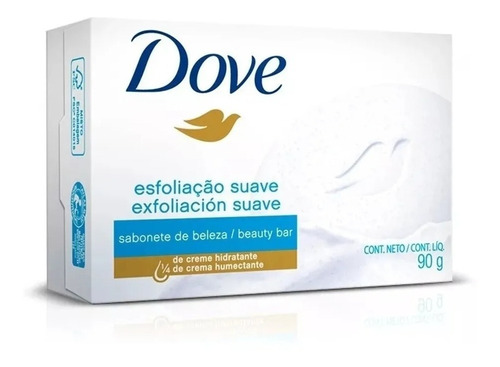 Jabon Dove Corporal Beauty Exfoliacion Suave Diaria 90gr