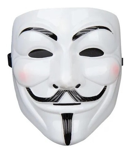 Mascara Careta Anonima Anonymus Disfraz V De Venganza Rigida