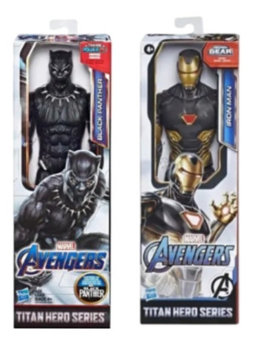 Marvel Series Homem De Ferro E O Pantera Negra 