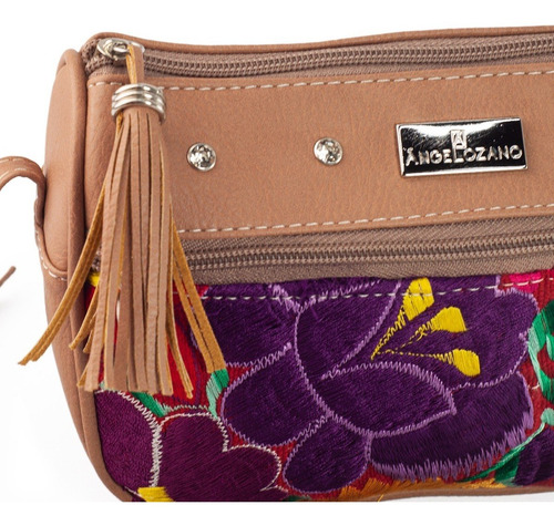 Imagen 2 de 7 de Bolsa Para Dama Telar Artesanal Flores Bolso Mujer Moda