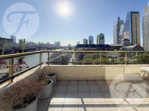 Departamento De Lujo Amoblado En Alquiler Vista Panorámica En Puerto Madero