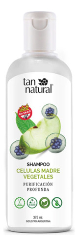 Tan Natural Shampoo Celulas Madre Vegetales X375 Purificacion Profunda