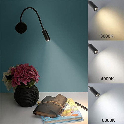Aplique De Cabecera De Cama Articulada De Lectura Led