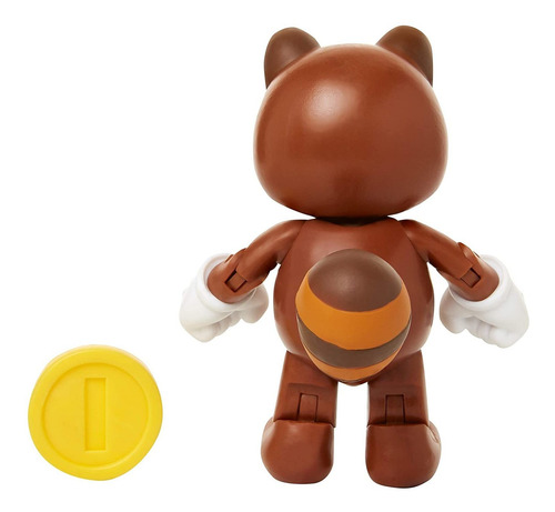 Mundo De Nintendo Mario Tanuki Con La Moneda Acción